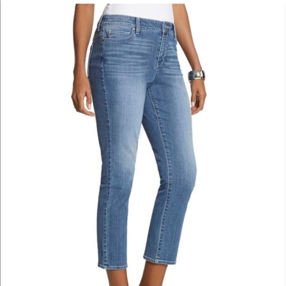 Chico’s Denim crop pants size 2 (12-14)